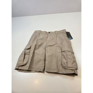 Koppen Cargo Shorts Mens 34 Khaki Sierra Tribe Hydro Moisture Control Outdoor
